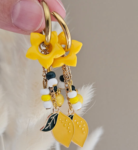 Boucles d'oreilles 3 en 1