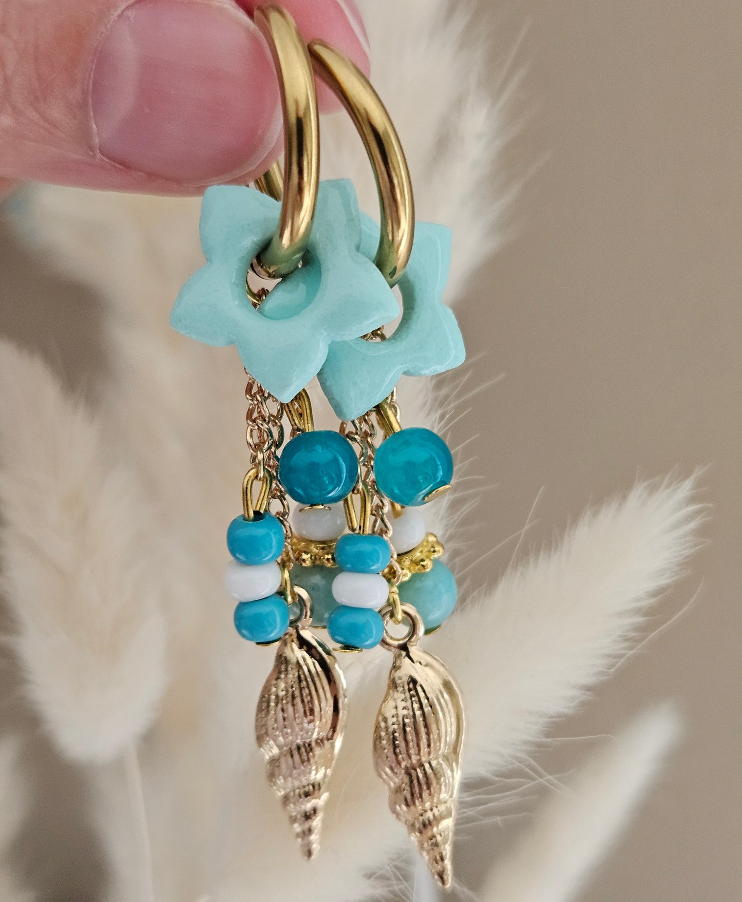 Boucles d'oreilles 3 en 1