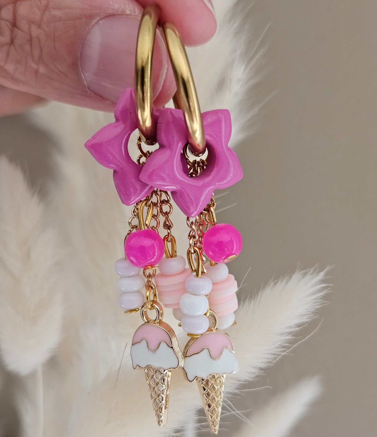 Boucles d'oreilles 3 en 1
